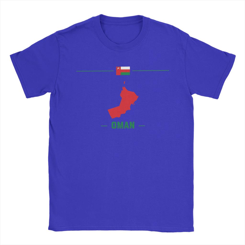 Oman Map T Shirt Mens Pure Cotton Fashion for Male TShirt Flag National Pride Heritage Silhouette Tees Short Sleeve Clothes