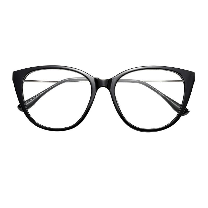 Cat Eye Shape Glasses Frame Men  Material Anti Blue Light Glasses Women Fashion Stylish Glasses For Women Frames