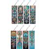 8Pcs Colored Patterns DIY Diamond Bookmark Art Projects Irregular Shaped Diamonds for Readers Home Office Book Decor & Gift Idea
