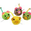 3/5/7pc Pet Cat Toy Stripe Nylon Rope Round Ball Mouse with Bell Pet Cat Chew Toy Cat Toy Interactive Mouse Ball Pet Product