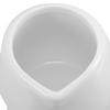 NUOLUX Milk Pitcher, Coffee Creamer, Milk Jug, Mini Ceramic, 10-Piece Set, Sauce Pot, Cup, Ceramic, White, Small Milk Pot