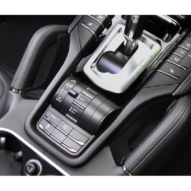 For Porsche Cayenne 2011-2018 Black Inner Gear Shift Armrest Storage Box 2pcs