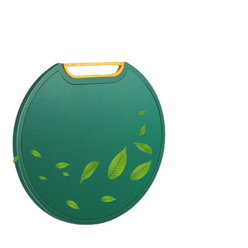 Durable, Mold-Resistant PE Stand-Up Cutting Board - Food-Safe, Compression-Resistant, Round Plastic Chopping Panel