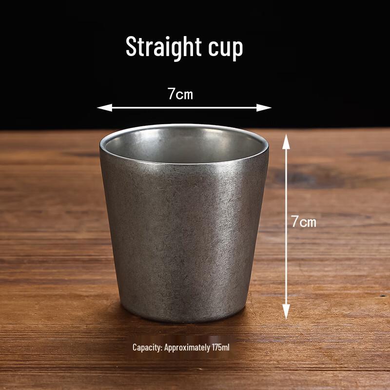 

Retro Style 304 Stainless Steel Straight Cup
