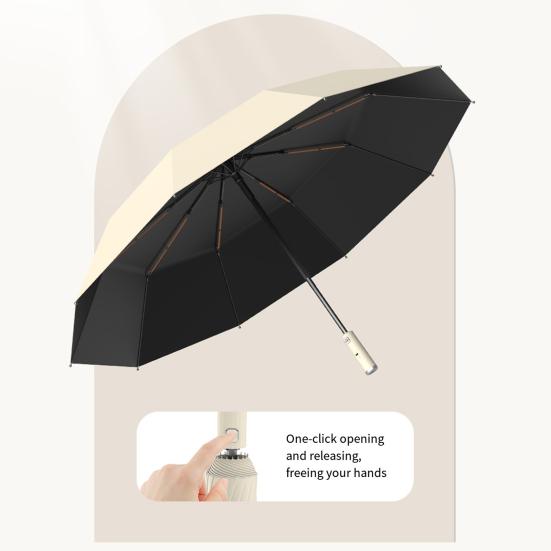 Umbrelă pliabilă cu ventilator, 3 viteze reglabile, USB reîncărcabilă, protecție UV, umbrelă portabilă, impermeabilă, rezistentă la vânt, vară în aer liber, soare, ploaie, umbrelă