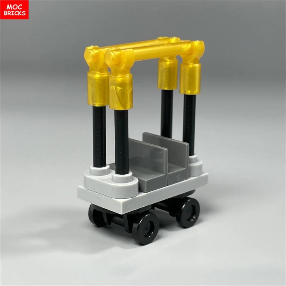 MOC Bricks Bike Notebook Camera Dollar Luggage Trash Bottle City Accessories View DIY Educational Building Blocks Friends Gifts