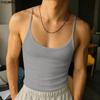 Men Strap Sleeveless Flimsy Casual Basic Fitted Tank Tops Camisole