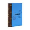 Louis Vuitton Travel In The City Logo Print Leather Passport Holder Unisex Accessories Blue M28496