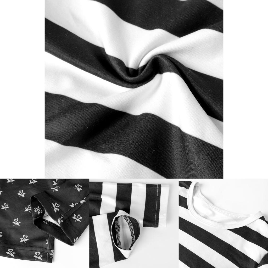 Wednesday Addams Cosplay Costumes Boys Girls Kids Overalls Halloween Xmas Party