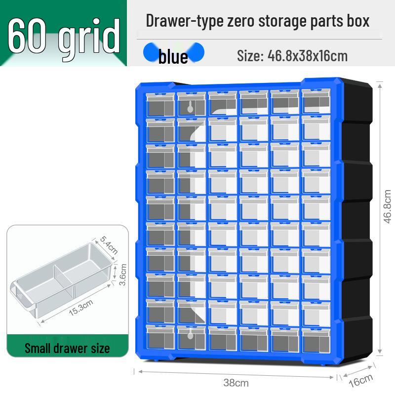 Parts Storage Cabinet with Drawers for Electronics, Hardware, & Screws