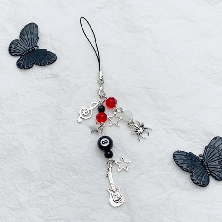 Eye Catching Phone Pendant Star Keychain Phone Charm Keyringfor Women and Girls