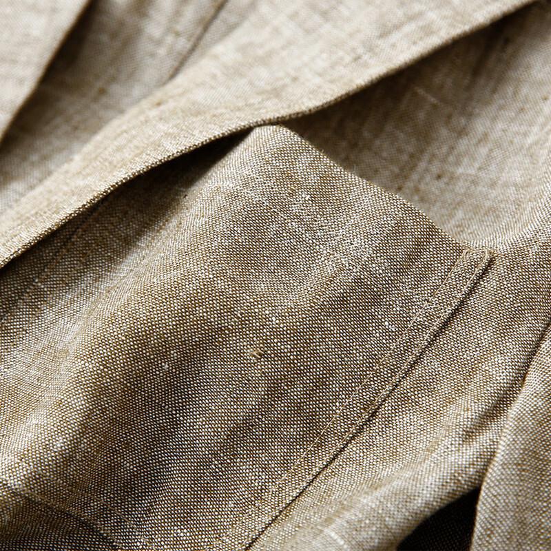 Men's 100% Pure Linen Casual Suit Jacket