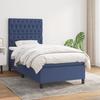VidaXL Divan Bed with Mattress Blue 90x190 Cm Fabric - Model 3141983