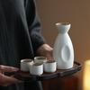 Japanese Style Ceramic Sake Pot Cups Set Decoration Drinkware Crafts Traditional for Cabinet Kitchen Tea Party Drawer Cupboard
