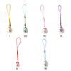 Schlüsselanhänger mit Glückskatzen-Anhänger im japanischen Stil, traditioneller Schlüsselanhänger mit Glückskatzen-Anhänger und Glöckchen, Handy-Lanyard für gute Stimmung