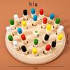 Toys New Wooden Memory Match Stick Chess Color Game Board Puzzles Montessori Learning Educational Toy Cognitive Ability Learning