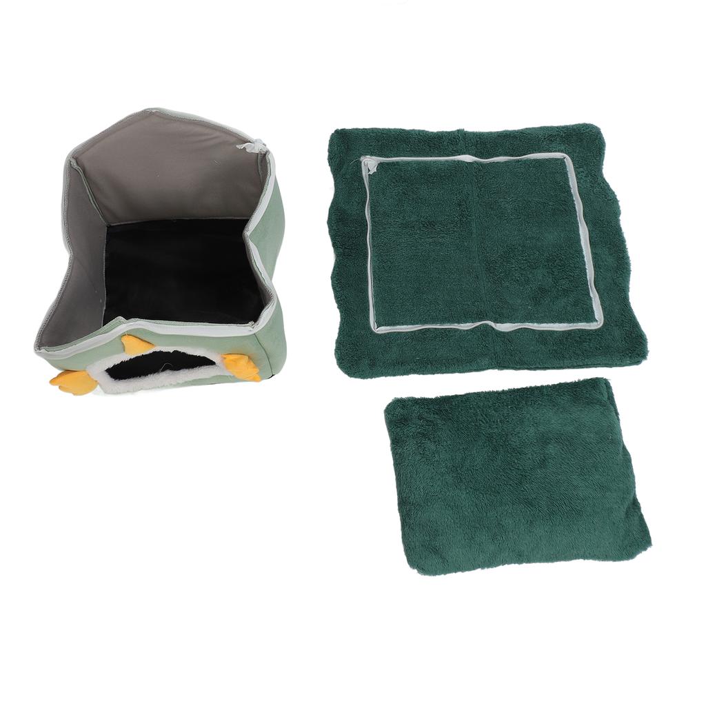 Pet Bed House Soft Warm Cat Bed Cave Detachable Cozy Dog House for Hamsters Rabbits Raccoons Skunks