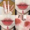 Kuaimei Makeup Bubble Lip Glaze: Mirror Gloss Milk Tea Lipstick for Women