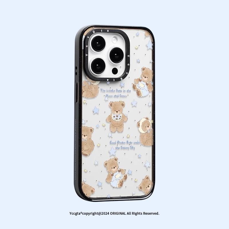 Cartoon Universal Bunny C Home Case Transparent for Apple 17promax Mobile Phone Case 15pro Double Layer 14Promax