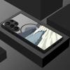 Magnetisch Für Magsafe Hülle Für Samsung Galaxy S26 Ultra S25 Edge S24 S23 S22 Plus S21 FE Berge und Flüsse Landschaft Hybrid Mattes Cover