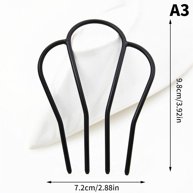 

1 шт., черная металлическая заколка для волос для девочек, женские заколки для волос, расчески, небрежный пучок, заколка для волос, боковые гребни, палочки для укладки волос
