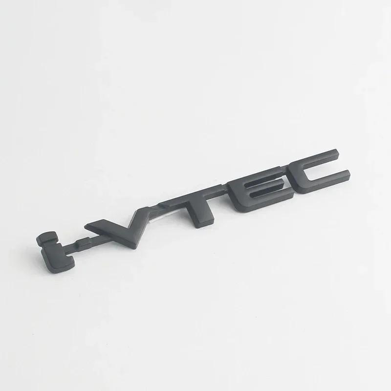 3D Metal Letters I VTEC Logo Rear Trunk Tailgate Emblem Badge Sticker For Honda Civic Accord City Jazz CRV Insight Decals