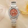 New Women Watches Fashion Lady Wristwatch Rhinestone Quartz Watch Stainless Steel Casual Watch Relogio Feminino Green Red Clocks