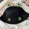 Sun Protection Sun Cap Breathable Cute Sun Visor Hat Fashion Frog Fisherman Hat  Outdoor Activities