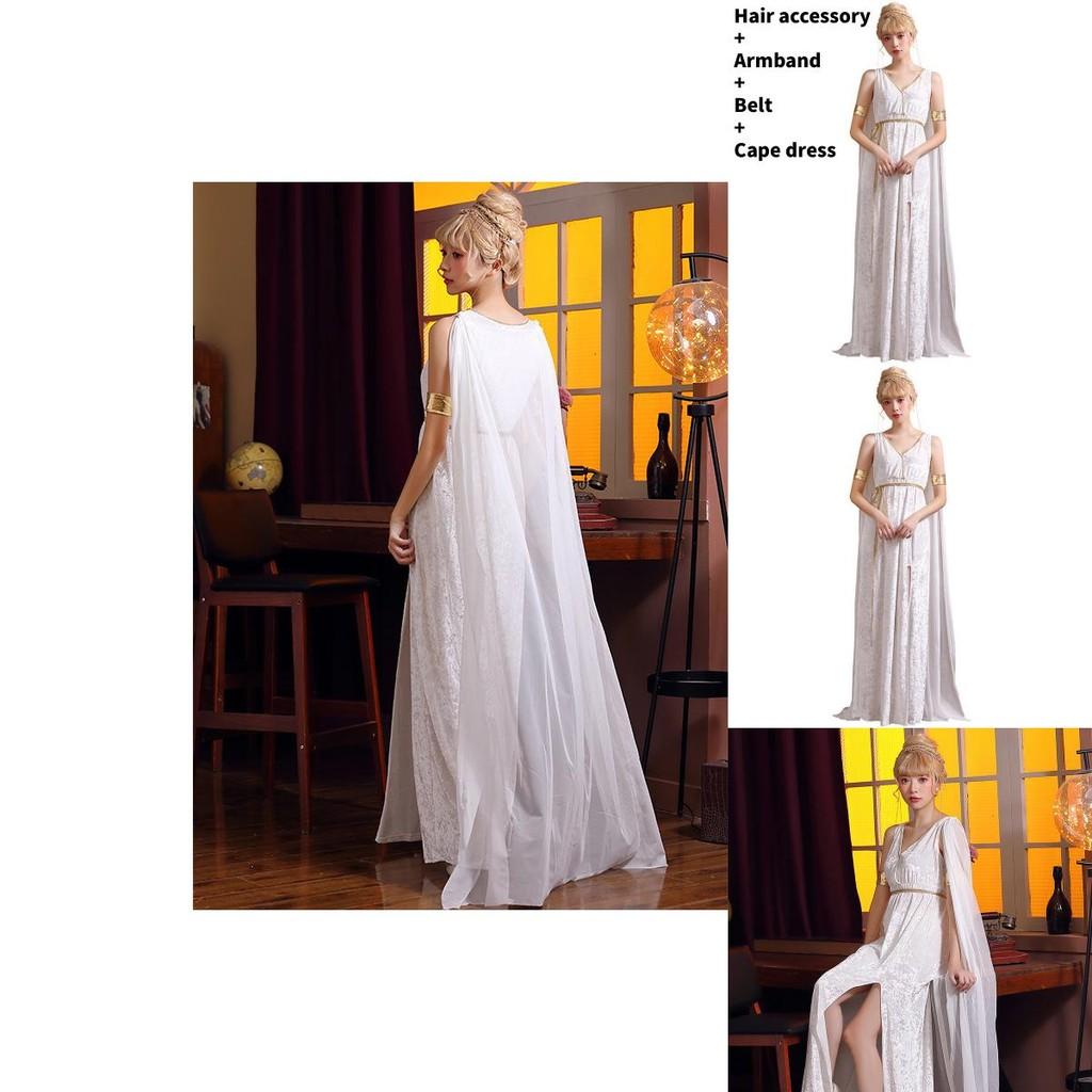 Nordic Mythology Dress For Women With Elegant Flowing Design For Cosplay And Themed Parties