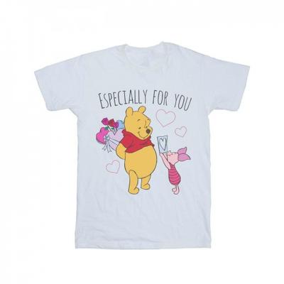 Girls Winnie The Pooh Piglet Valentines Gift Cotton T-Shirt
