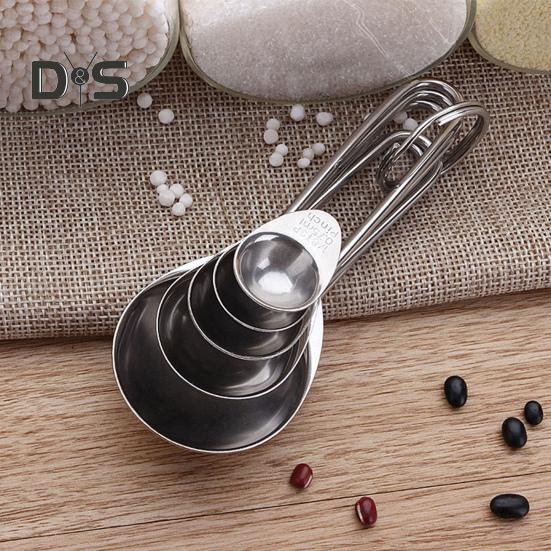 1 Set Measure Scoop Accurate Widely Applied Reusable Engraved Marking Measuring Scoop