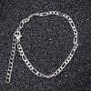 Approx Width:3mm Men 1 Pcs Link Zinc Zinc Alloy Chain Gold&Silver Anklet Ankle Bracelet Jewelry