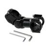 28.6Mm 31.8Mm Bike Stem Aluminum Alloy Adjustable Angle Adjustable Bike Stem Black For 28.6Mm Front Fork Tube, 31.8Mm Handle