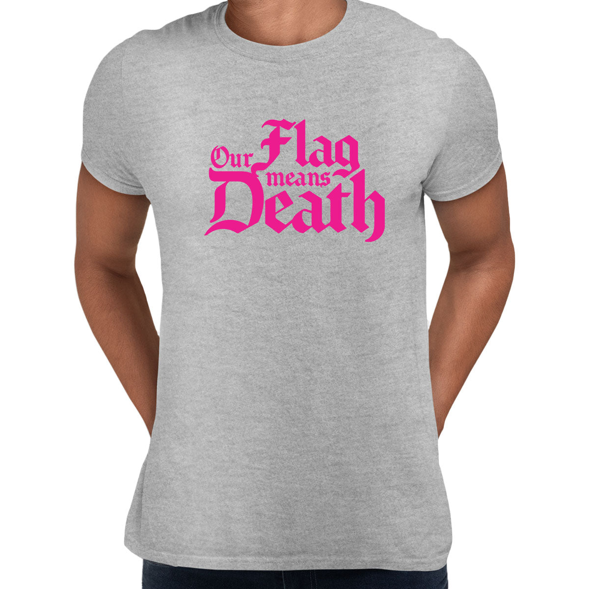 Our Flag Means Death Pirates of The Carribean T-shirt S серый