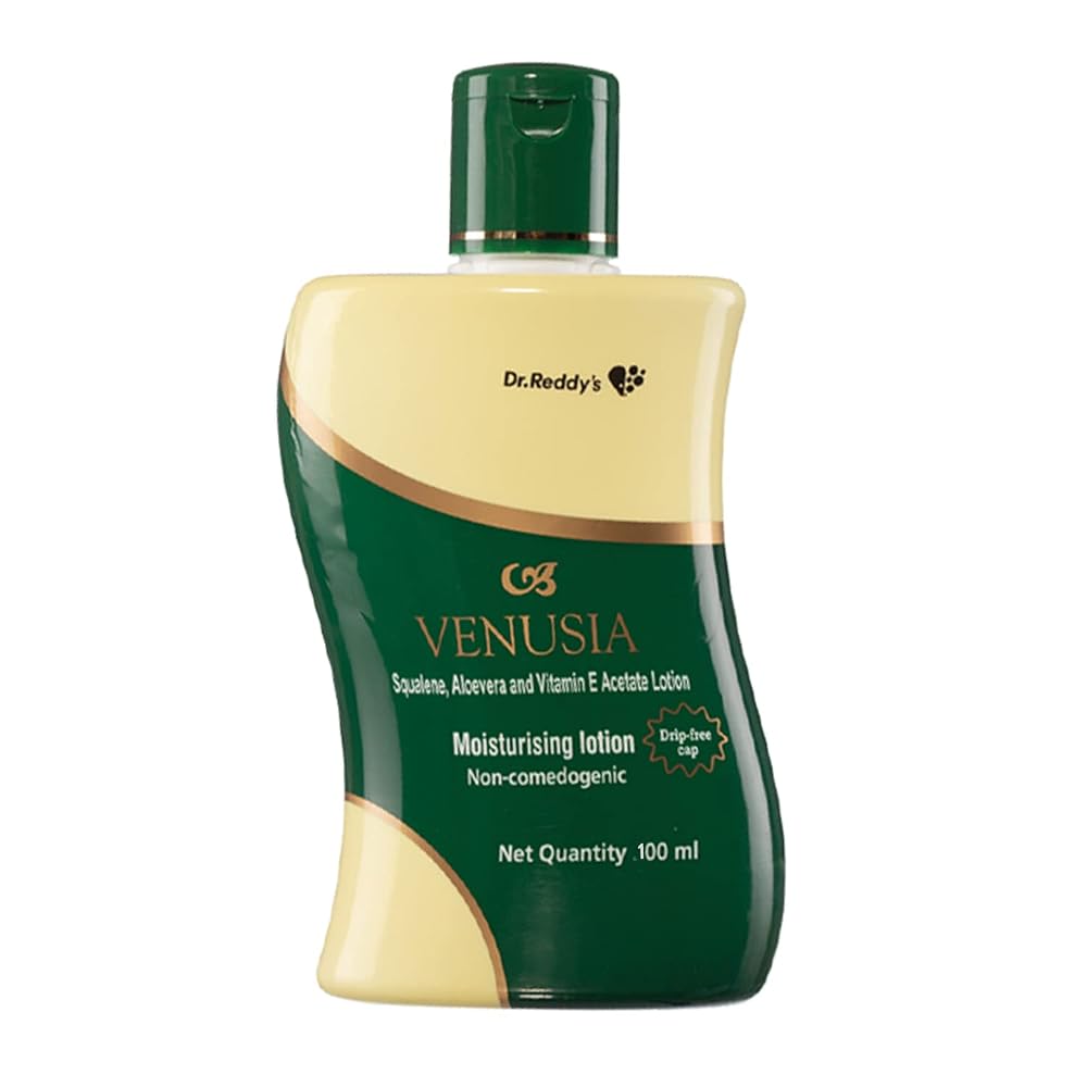 Venusia Dr Reddy'S I Moisturizing Lotion I Enriched With Vitamin E, Aloe Vera & Squalene I Daily Face And Body Lotion I Soothing Itch Relief