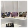 Straw Woven Bag Women's Detachable Chain Crossbody Shoulder Bag Chinese Style Handbag Sequin Floral Envelope Bag