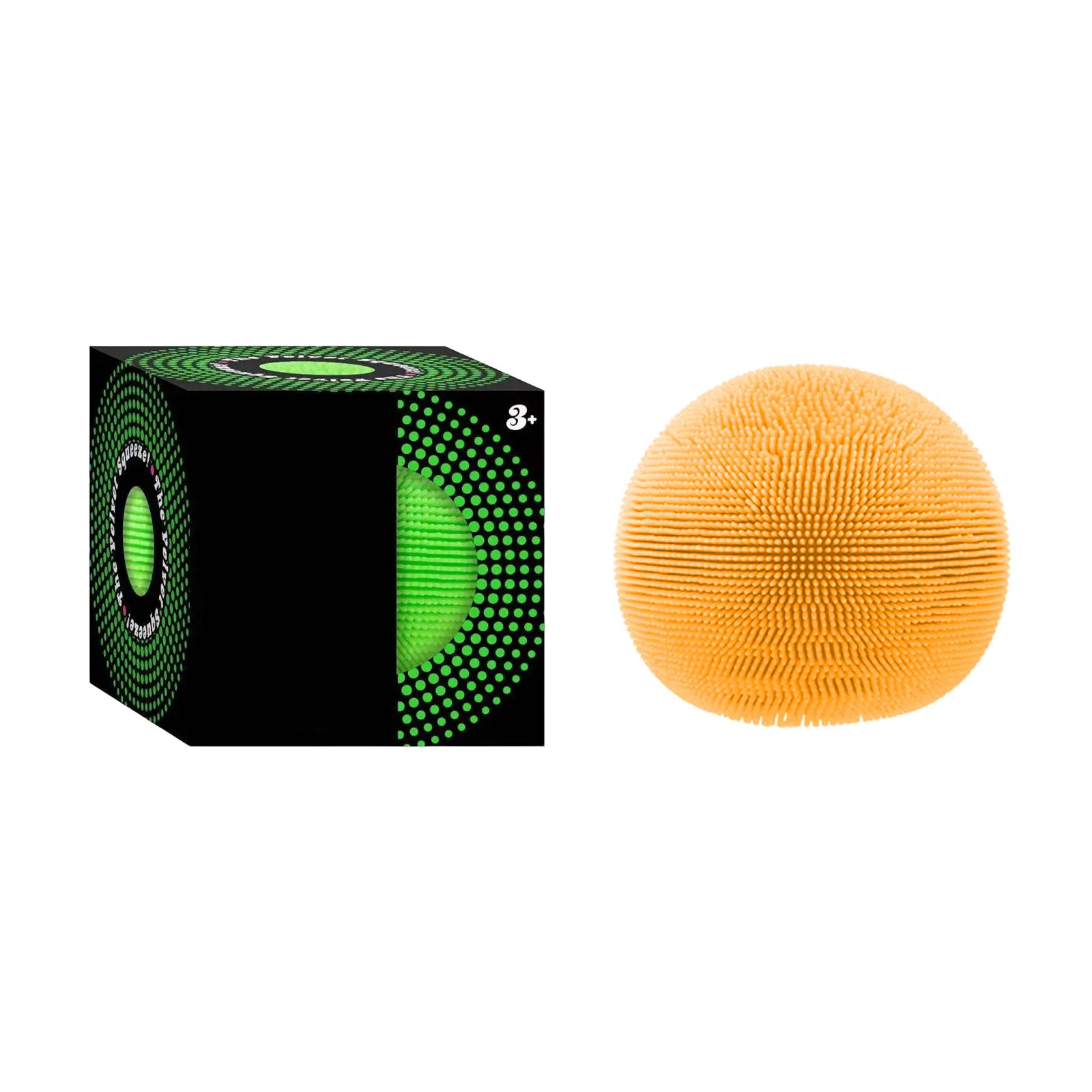 

Textured Squeeze Ball Stress Relief Toy for Kids and Adults Sensory Fidget Ball for Relaxation and Focus Suitable for Home Office School Use One Size жовтий