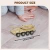1/72 Tank Model Assembly Kit Armored Vehicle Construction Toy Puzzle Ornament DIY Function for Kids