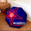 Johor Darul Ta'zim FC  Pattern, Automatic Folding Umbrella, Portable and Foldable Design, 8 Ribs, a Christmas or Birthday Gift.