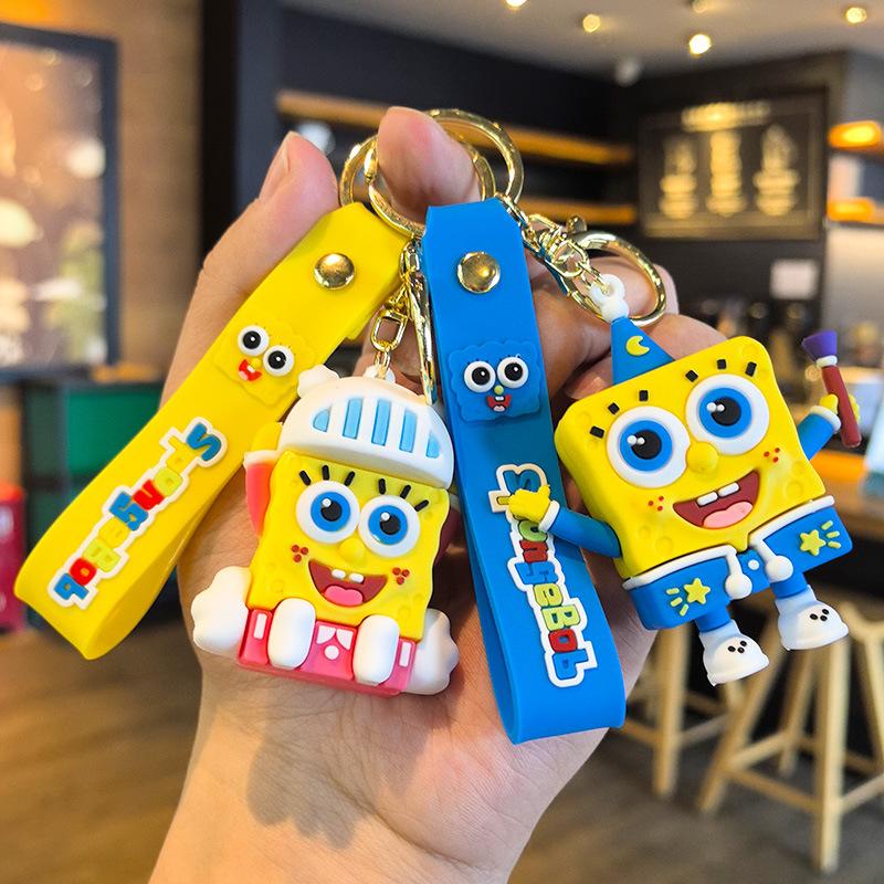 New SpongeBob SquarePants Patrick Star Keychain Accessory Car Keychain Exquisite Small Gift Schoolbag Gift Small Gift Toys Anime
