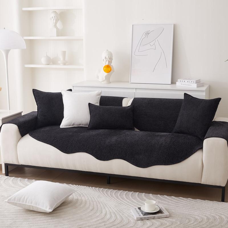 Sofa Cushion for All Seasons, Chenille Anti-cat Scratch Leather Cover, Special-shaped Anti-slip Sofa Cushion, Summer, Summer