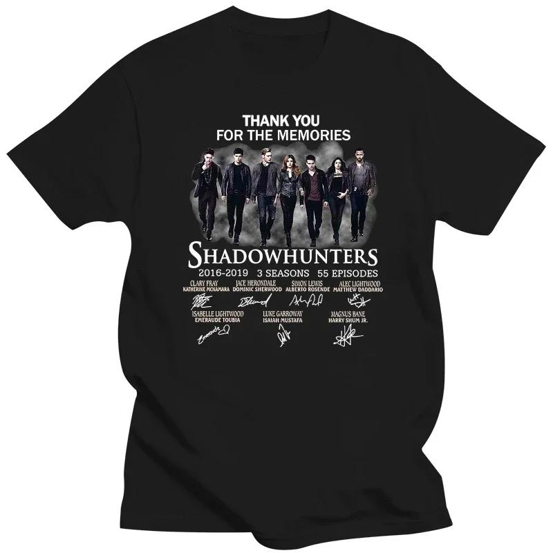 

Черная хлопковая мужская футболка S-5xl Shadowhunters 3-я годовщина Спасибо за воспоминания футболка оверсайз мужская одежда харадзюку S