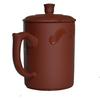 Liang baobao Purple Sand Clay Tea Cup 500ml Chinese Zisha Teacups Handle Lip Mugs (Red)