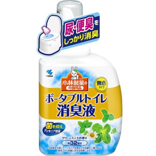

Deodorizer Kobayashi Pharmaceutical Portable Toilet Deodorizer, Colorless, Clean Mint Scent, 400ml, Approximately 32 Uses