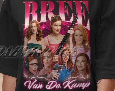 Bree Van De Kamp Homage Tshirt, Bree Van De Kamp Vintage Graphic Tee Retro Shirt, Bree Van De Kamp Fan Tees, Bree Van De Kamp Gift Merch