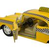KiNSMART 1957 Chevrolet Bel Air Coupe Classic Taxi Cab Scale Diecast Metal Model Toy Car 5-Inch 140