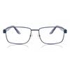 Full Rim Rectangle Matte Blue Smartbuy Collection Millow 885a Fashion Men Eyeglasses