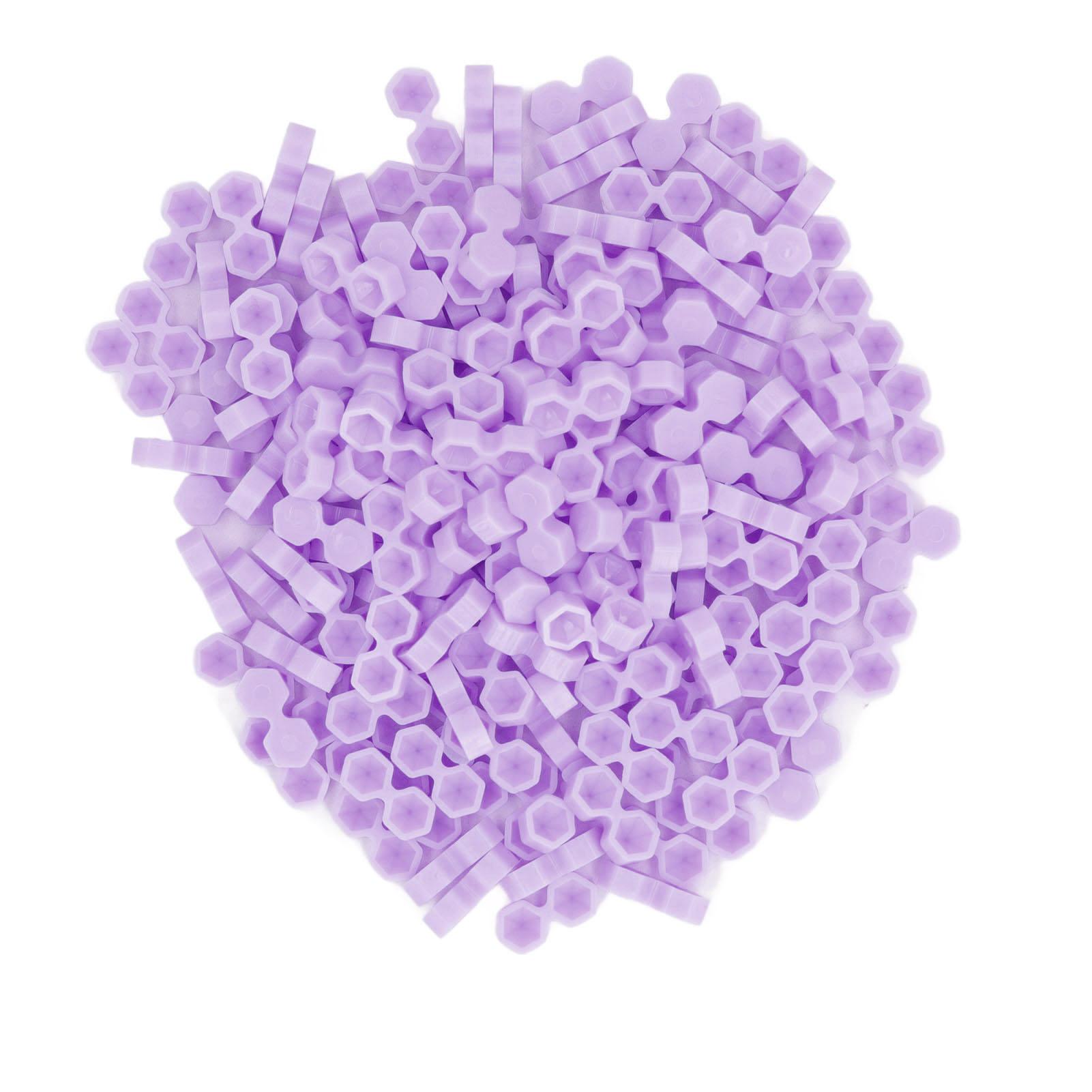 

200 шт. одноразовый маленький индивидуальный держатель для клея для наращивания ресниц фиолетовый