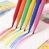 36/72pcs 6 Vibrant Colors Mini Portable Watercolor Pens Drawing Markers for Graffiti & Art Painting Stationery Art Supplies