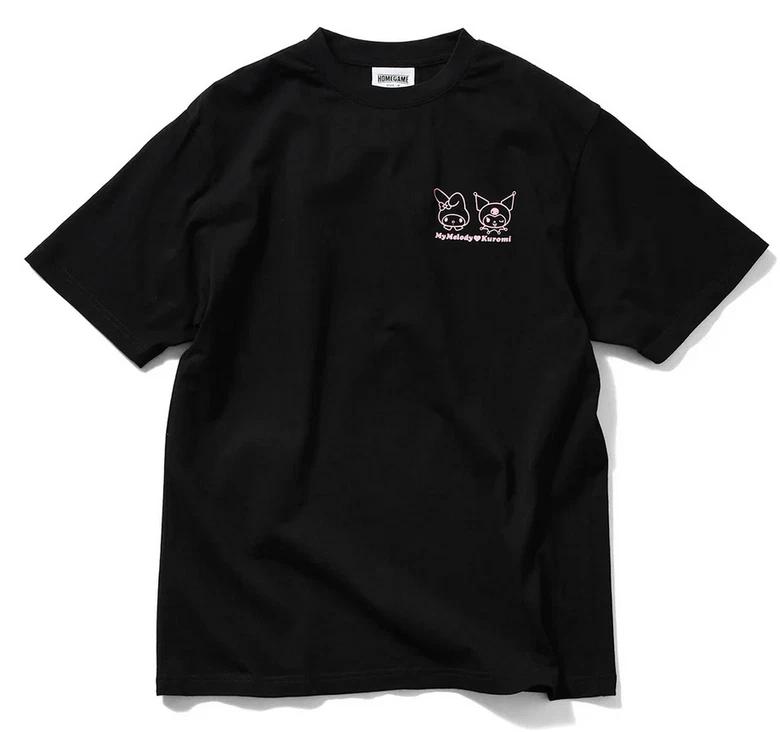 Sanrio Characters X Homegame My Melody Kuromi TShirt Black Jp Ltd Original S